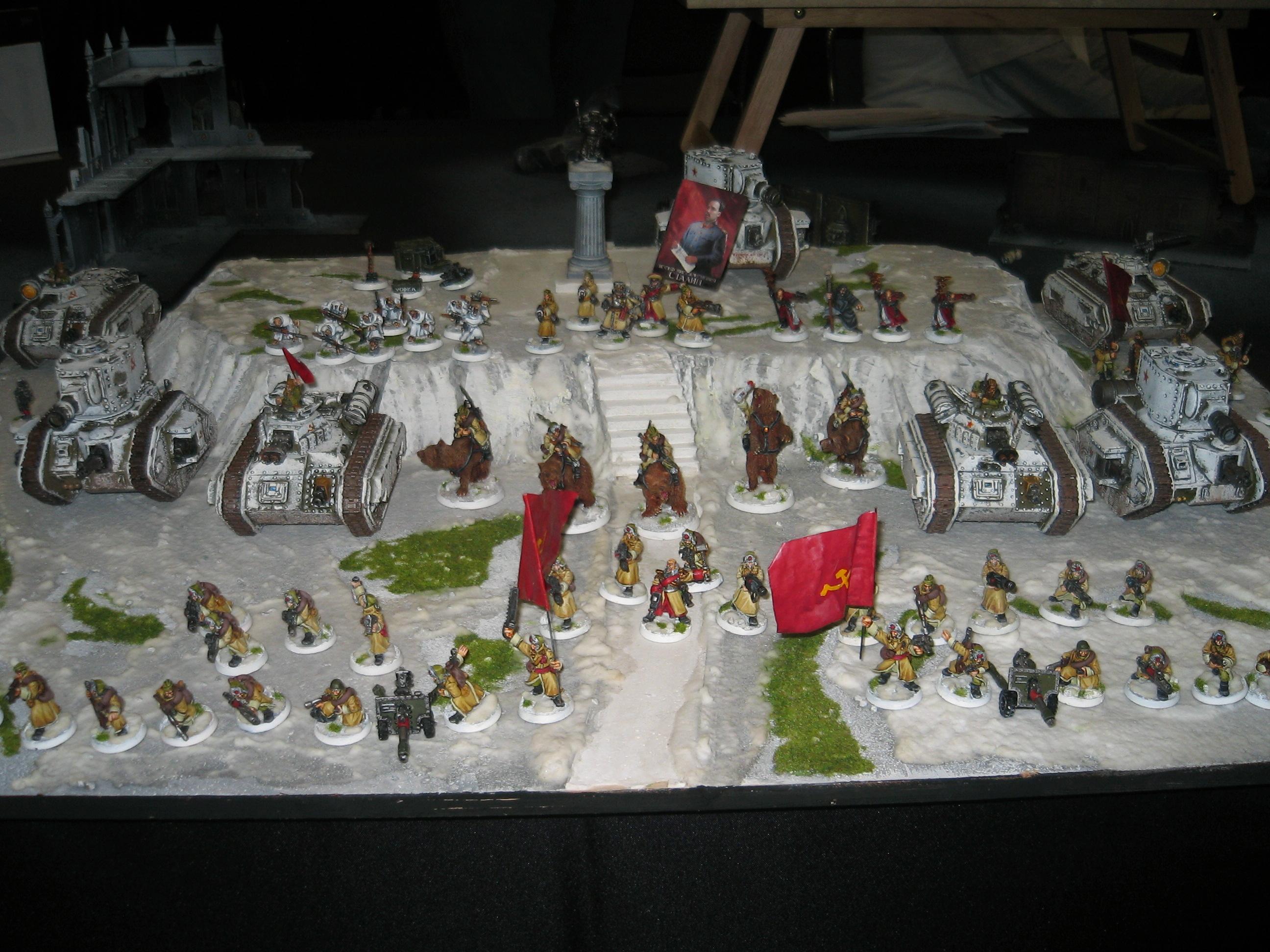 Army, Bear Cavalry, Imperial Guard, Russians, Warhammer 40,000