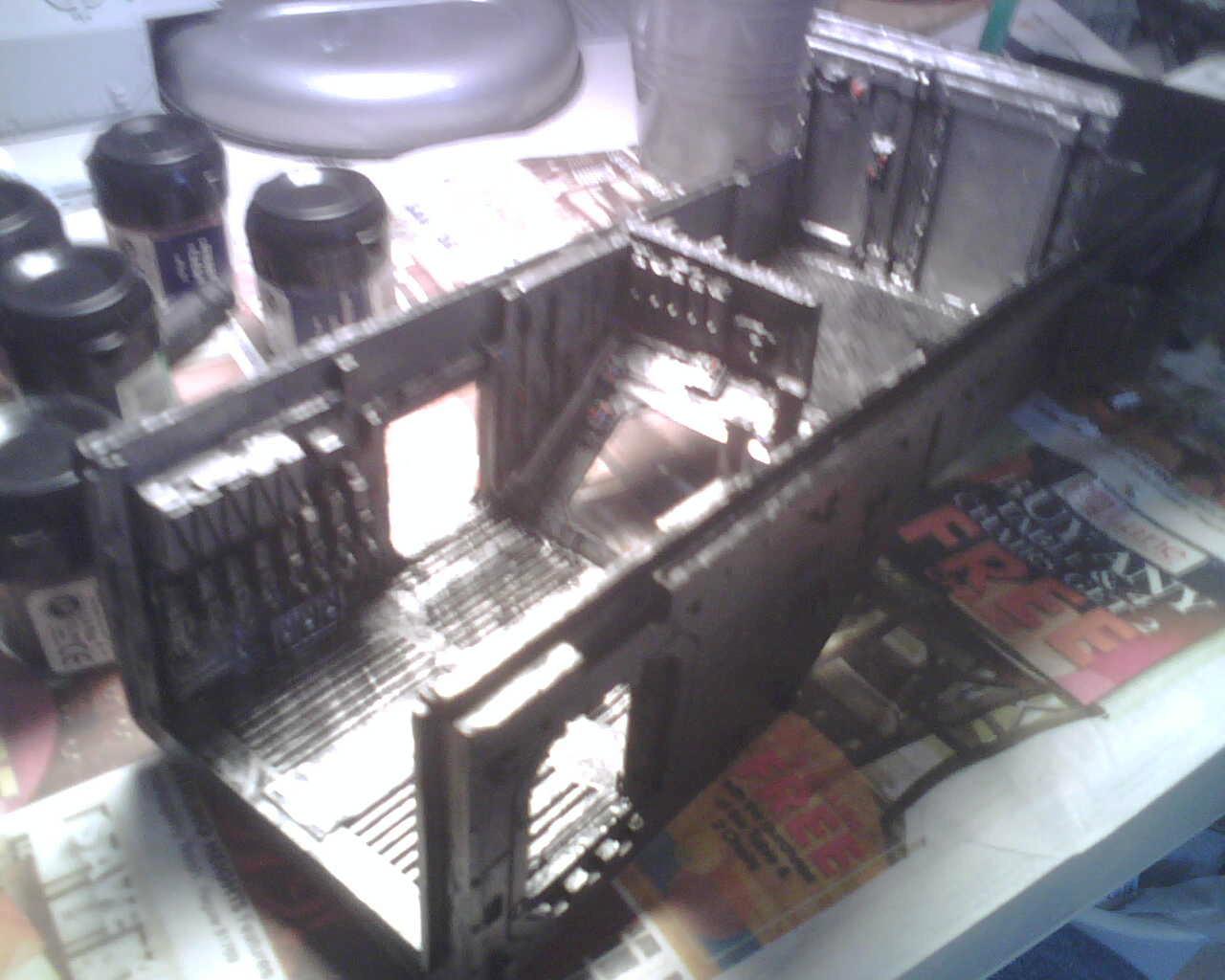 Blurred Photo, Painted Thunderhawk fuselage