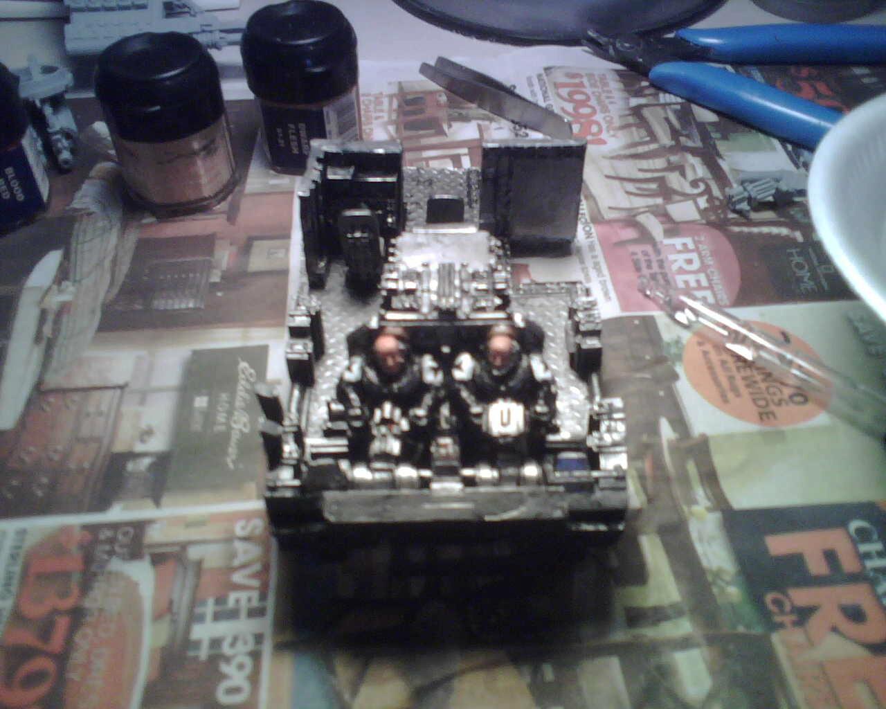 Painted Thunderhawk cockpit