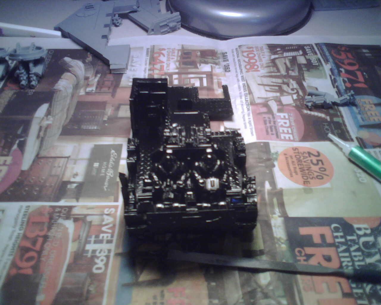 Primed Thunderhawk cockpit