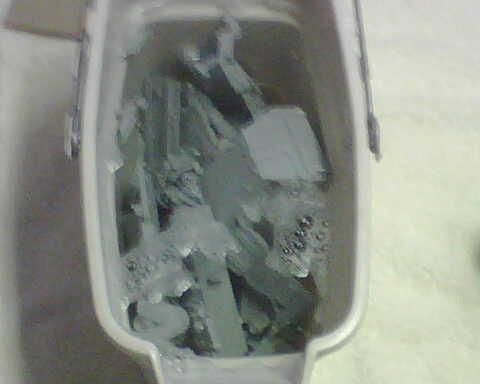 Soaking Thunderhawk pieces
