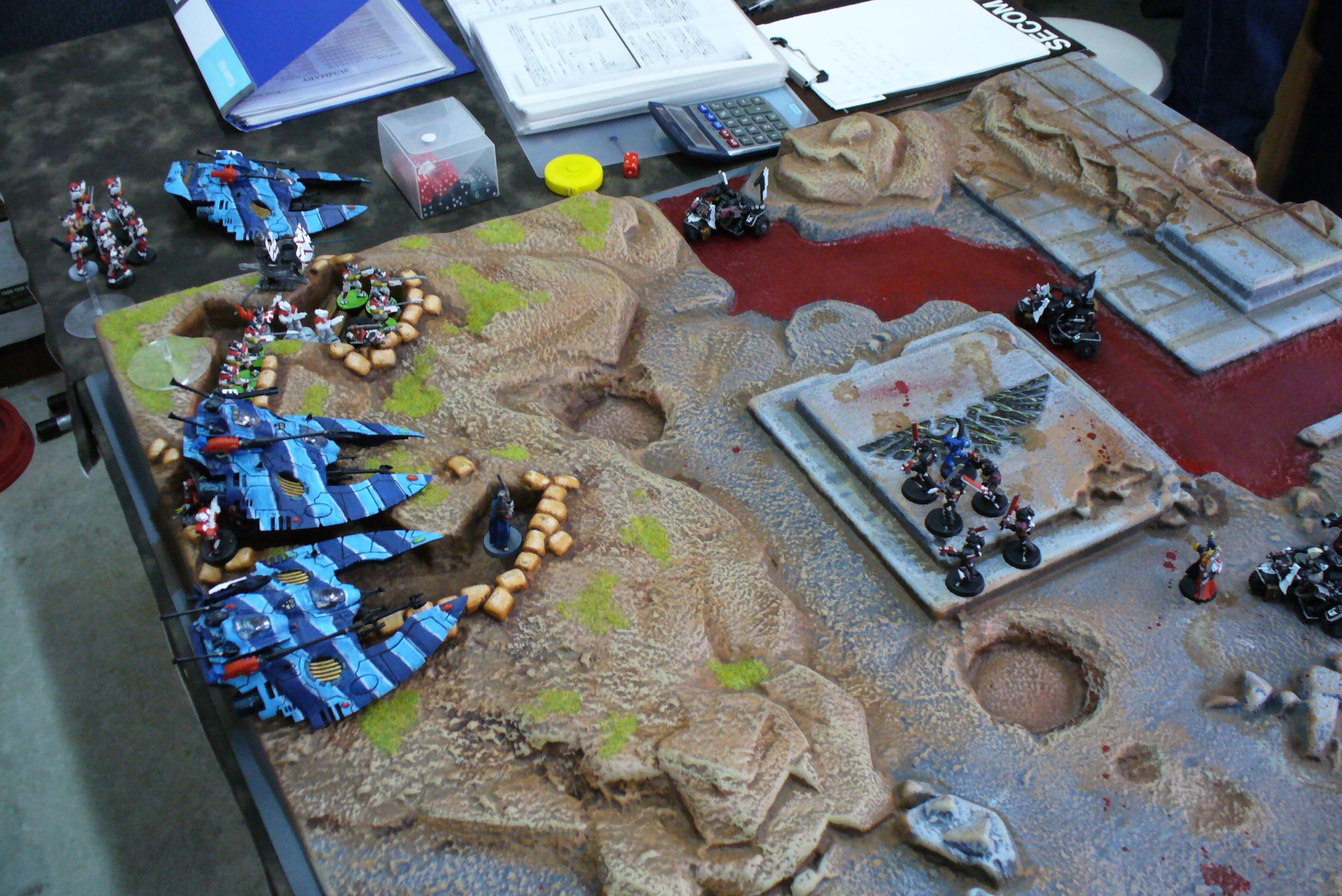 My Eldar samurais say no to your Tau