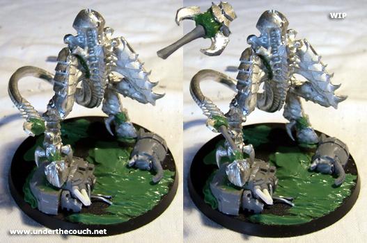 Conversion, Conversion Guide, Hive Tyrant, Tyranids, Warhammer 40,000, Winged, Work In Progress