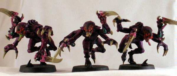 Tyranid Genestealers with Acid Maw, Scything Talons, Toxin Sacs and Adrenal Glands
