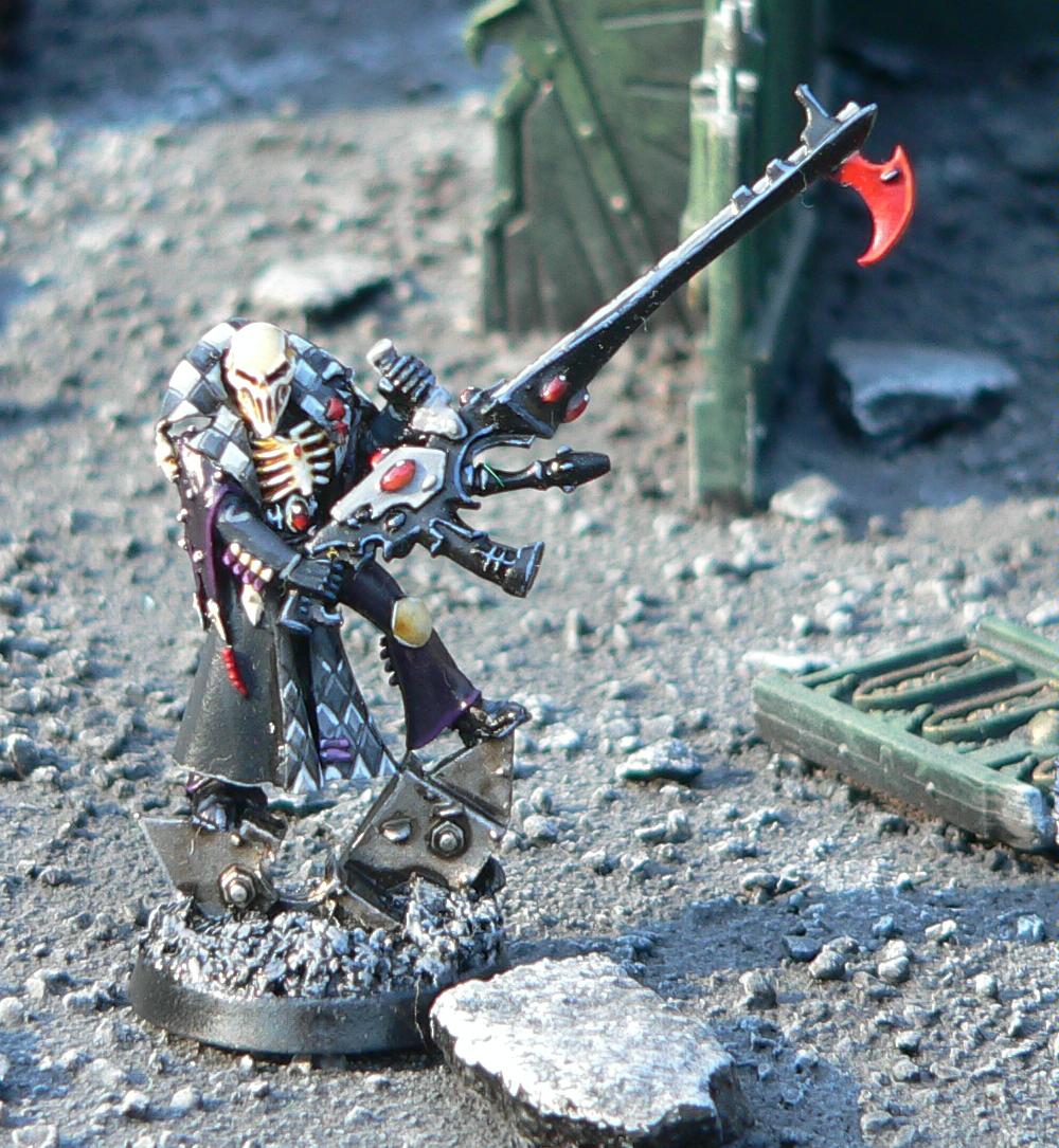 Death Jester, Eldar, Harlequins, Urban Base, Warhammer 40,000