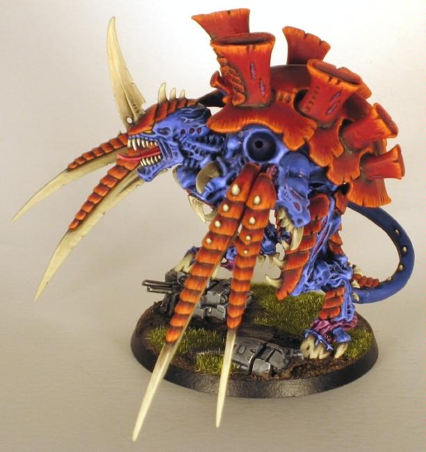 Conversion, Hive Tyrant, Painting Guide, Tyranids, Warhammer 40,000, Winged, Work In Progress