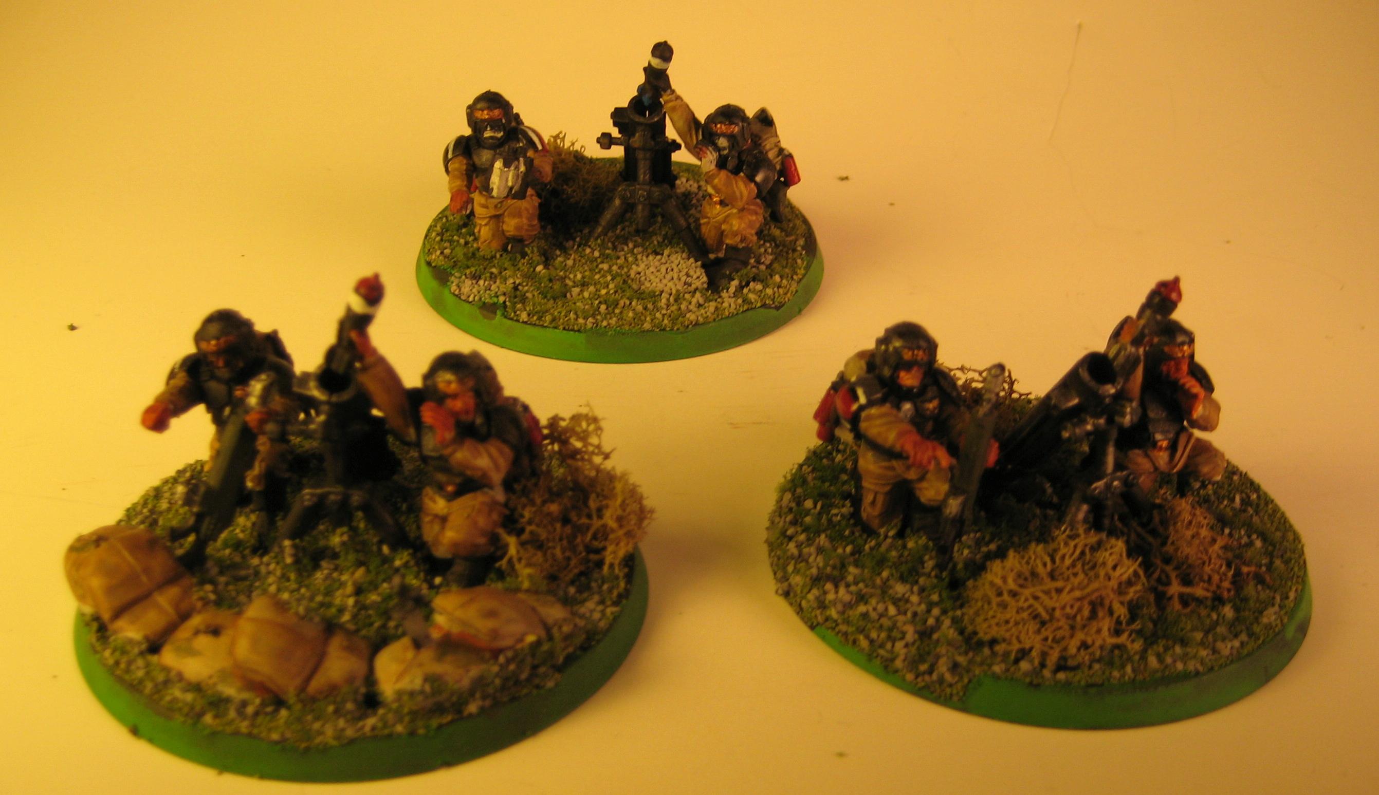 Imperial Guard, Mortars, Warhammer 40,000
