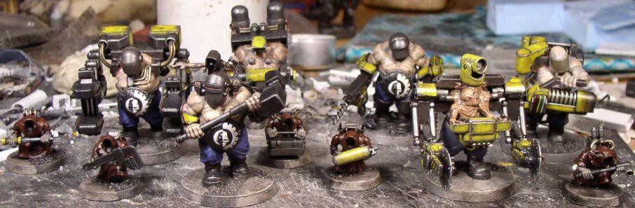 Adeptus Mechanicus, Esdk, Servitors, Urban, Warhammer 40,000