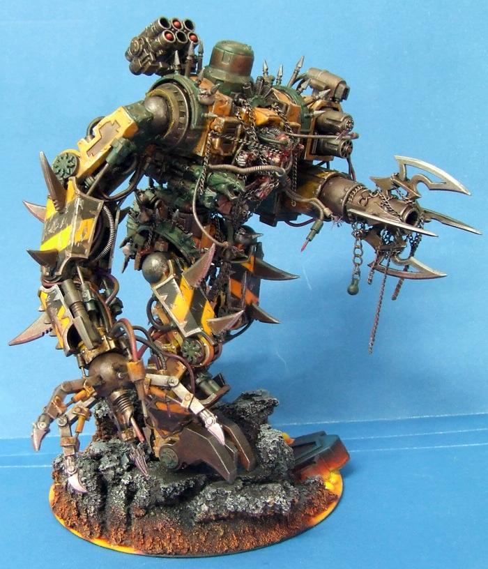 Chaos Space Marines, Conversion, Dreadnought, Iron Warriors, Walker, Warhammer 40,000