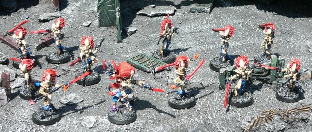 Eldar, Howling Banshees, Jain Zar, Urban Base, Warhammer 40,000