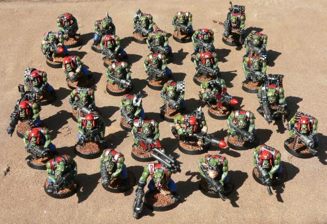 Evil Suns, Orks, Shoota Boyz, Warhammer 40,000