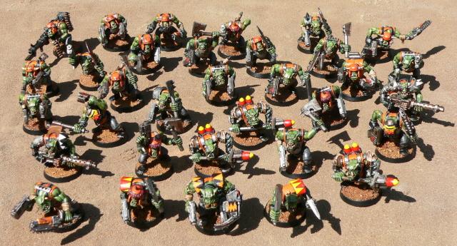 Evil Suns, Orks, Slugga Boyz, Warhammer 40,000 - Evil Suns Slugga Boyz ...