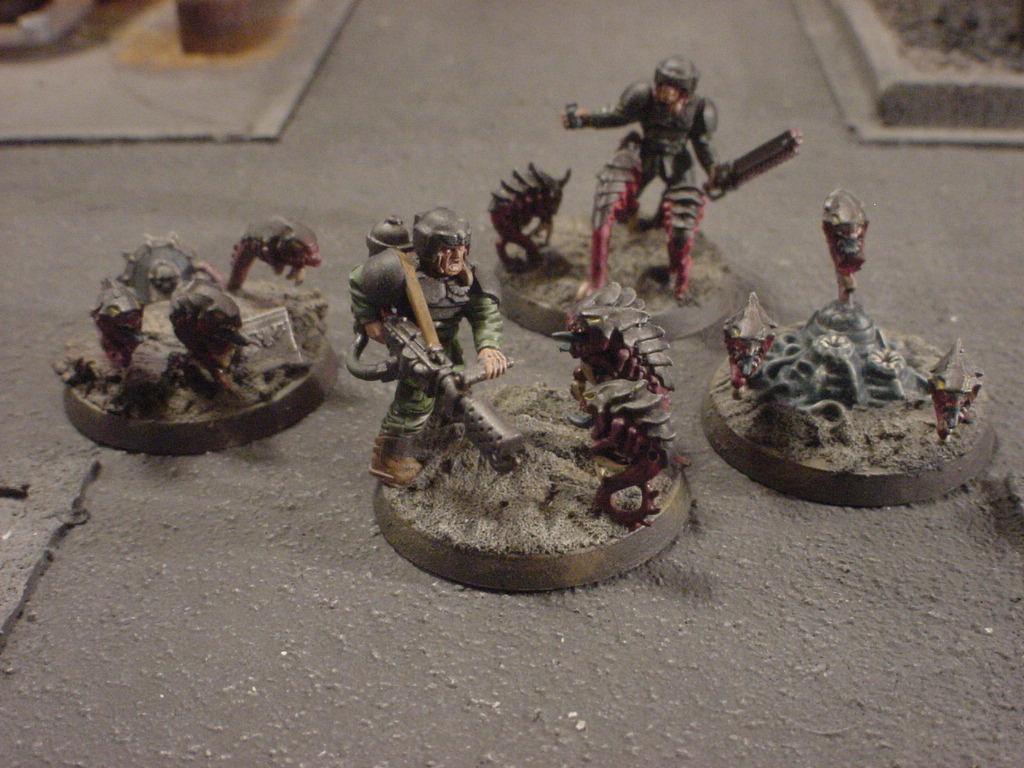 Diorama, Imperial Guard Abuse, Ripper Swarm, Tyranids