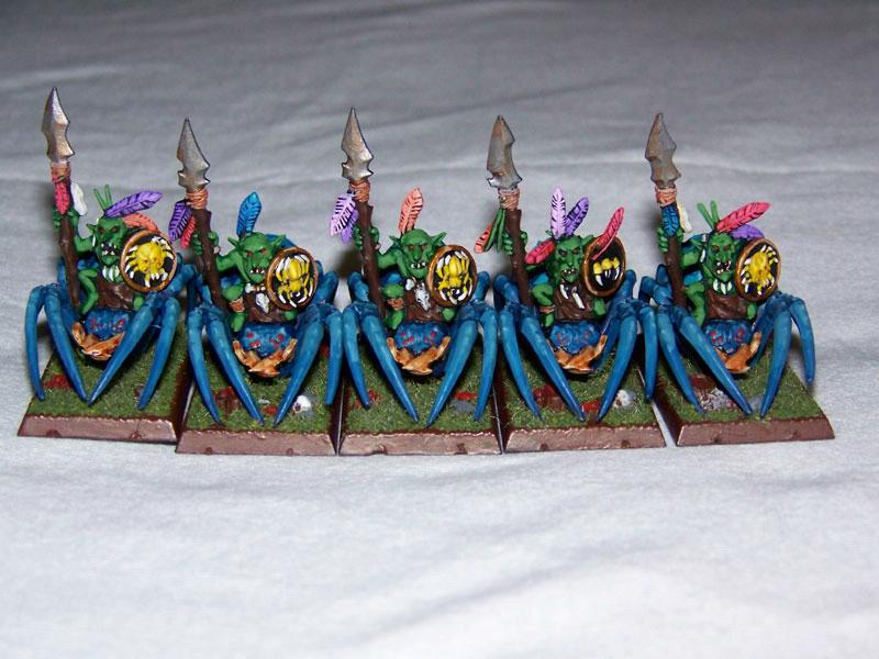 Goblins, Spearmen, Spider Riders, Warhammer Fantasy