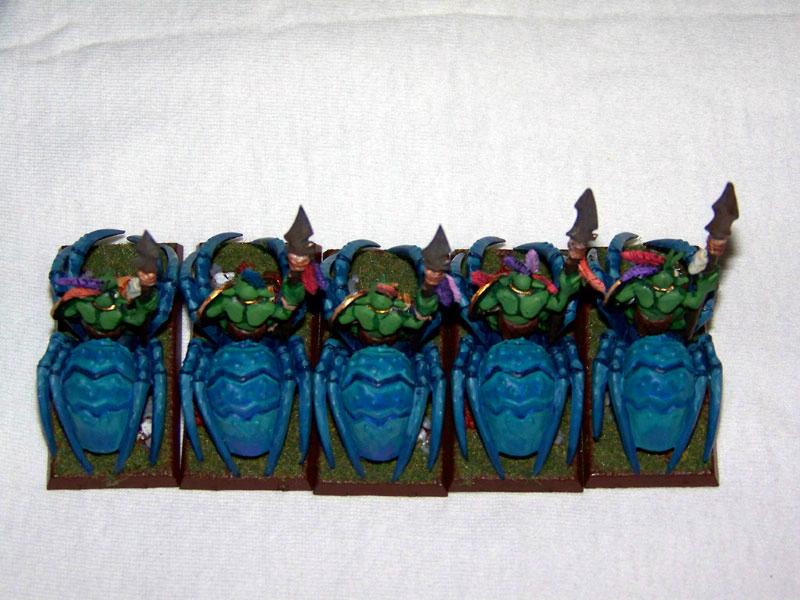 Forest Goblins, Goblins, Spearmen, Spider Riders, Warhammer Fantasy