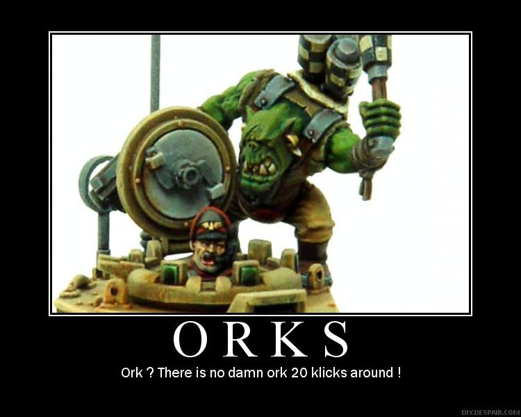 Humor, Orks, Poster, Tank