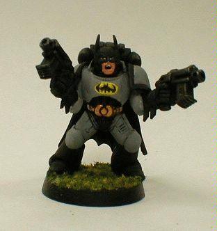 Batman, Humor, Space Marines, Twin Bolters