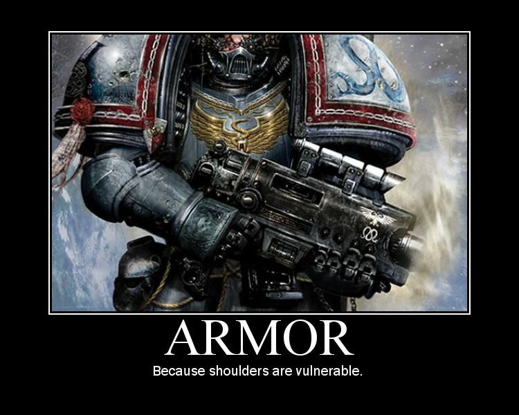Armor, Humor, Motivational Poster, Poster