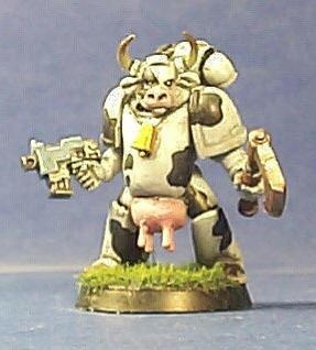 Cow, Humor, Space Marines, Udders