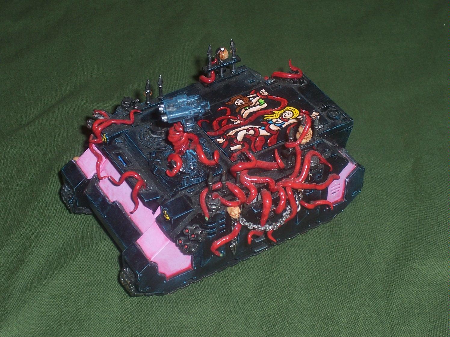 Chaos Space Marines, Freehand, Rhino, Slaanesh