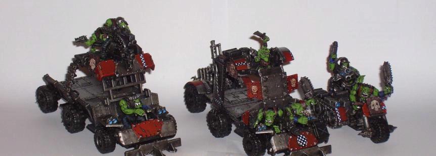 Orks, Trukk, Vehicle, Warhammer 40,000, Wartrakk
