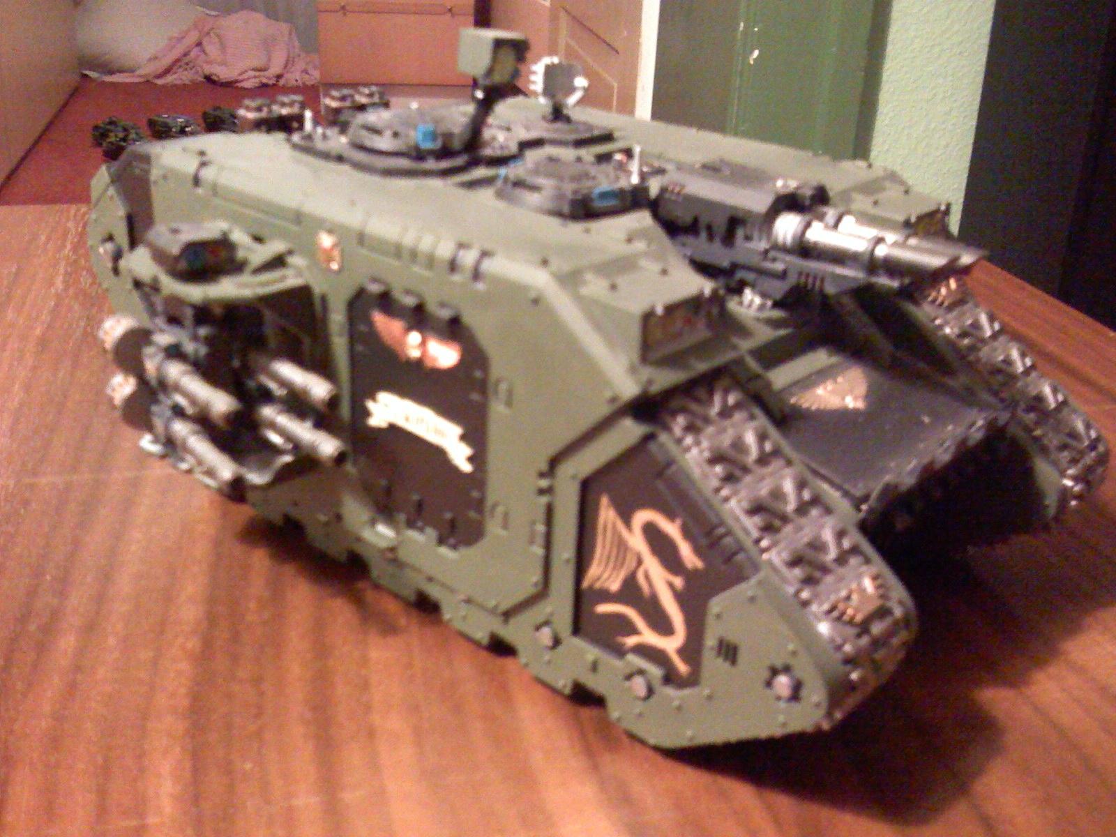 Golden Dragons, Land Raider, Space Marines, Warhammer 40,000