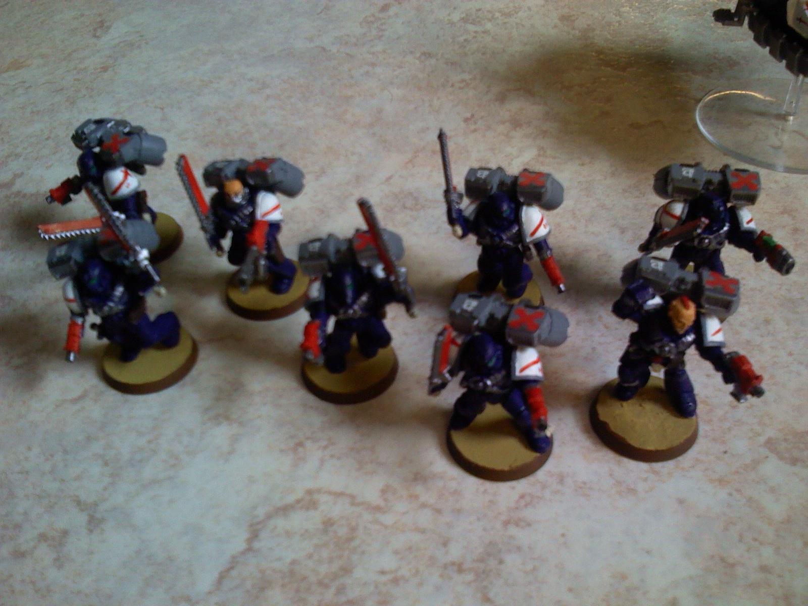 Assault Squad, Crimson Swords, Space Marines, Warhammer 40,000