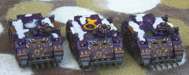 Chaos Space Marines, Emperor's Children, Rhino, Warhammer 40,000