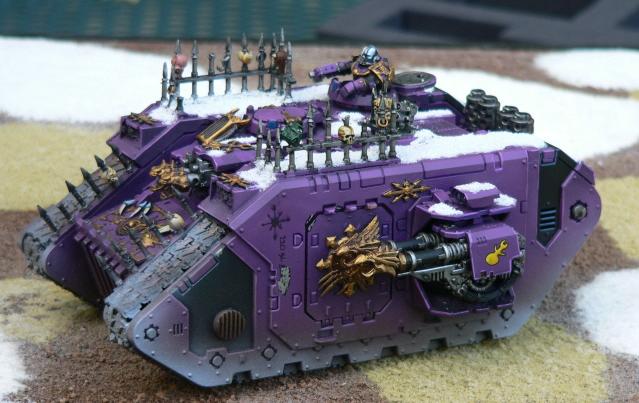Chaos Space Marines, Emperor's Children, Land Raider, Warhammer 40,000