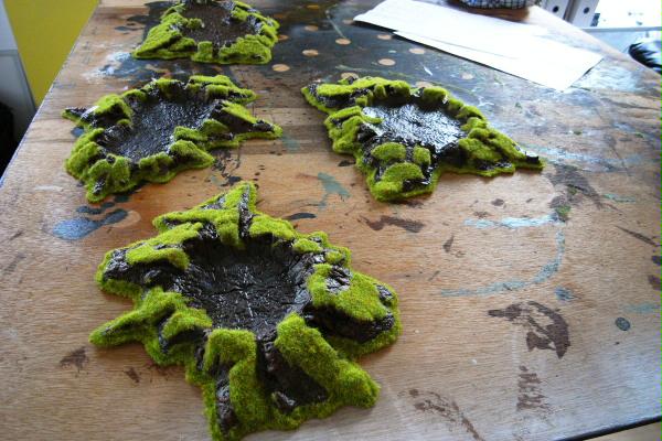 Craters, Terrain