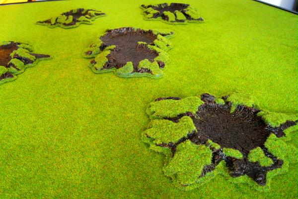 Craters, Static Grass, Terrain