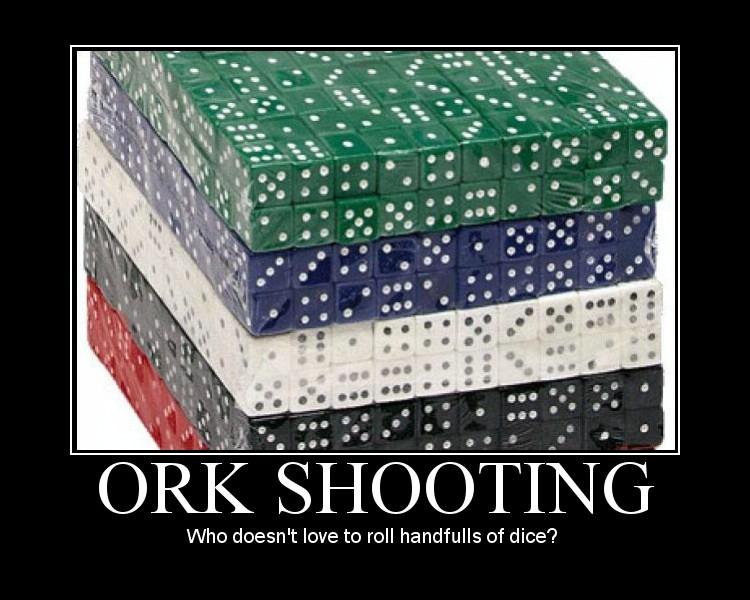 Humor, Motivational Poster, Ork Shooting, Orks, Poster