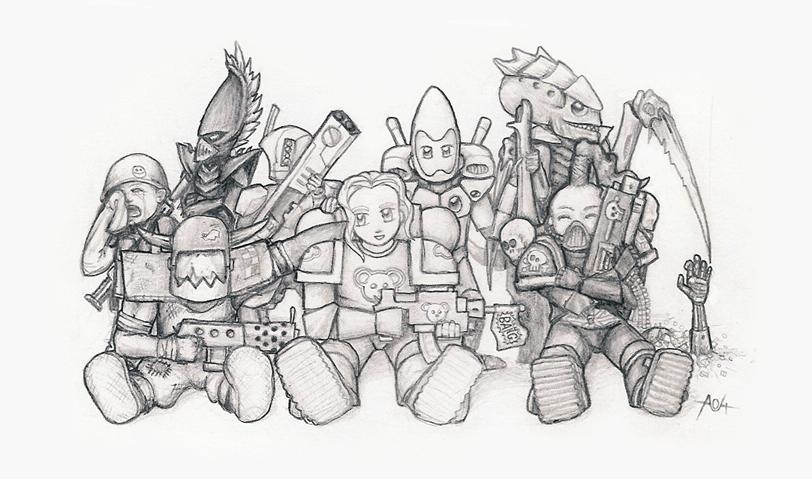 Humor, Warhammer 40,000