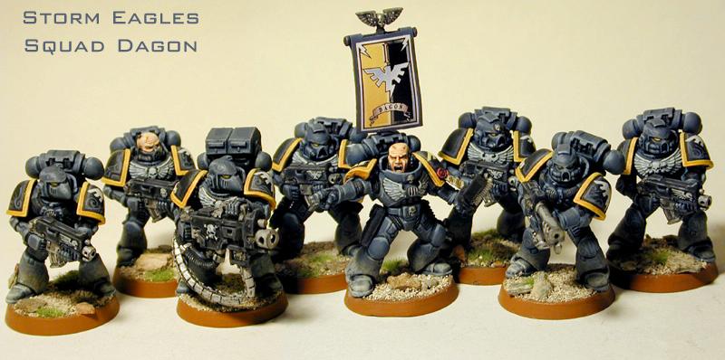 Grey, Space Marines, Tactical Squad, Warhammer 40,000