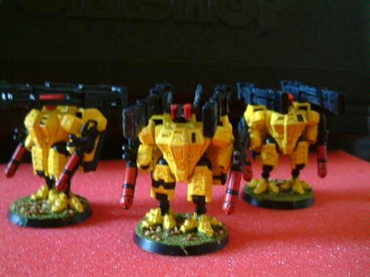 Bright, Broadsides, Tau, Warhammer 40,000, Yellow