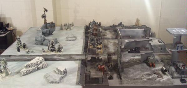 Apocalypse, Battle Report, Cities Of Death, Game Table, Report, Tarkonia Secondus, Terrain, Titan, Warhammer 40,000