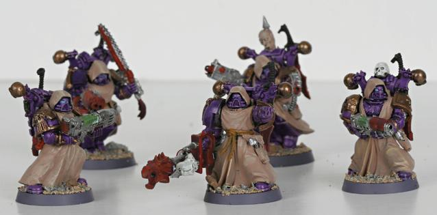 Chaos Space Marines, Command Squad, Dark Angels, Fallen Angel