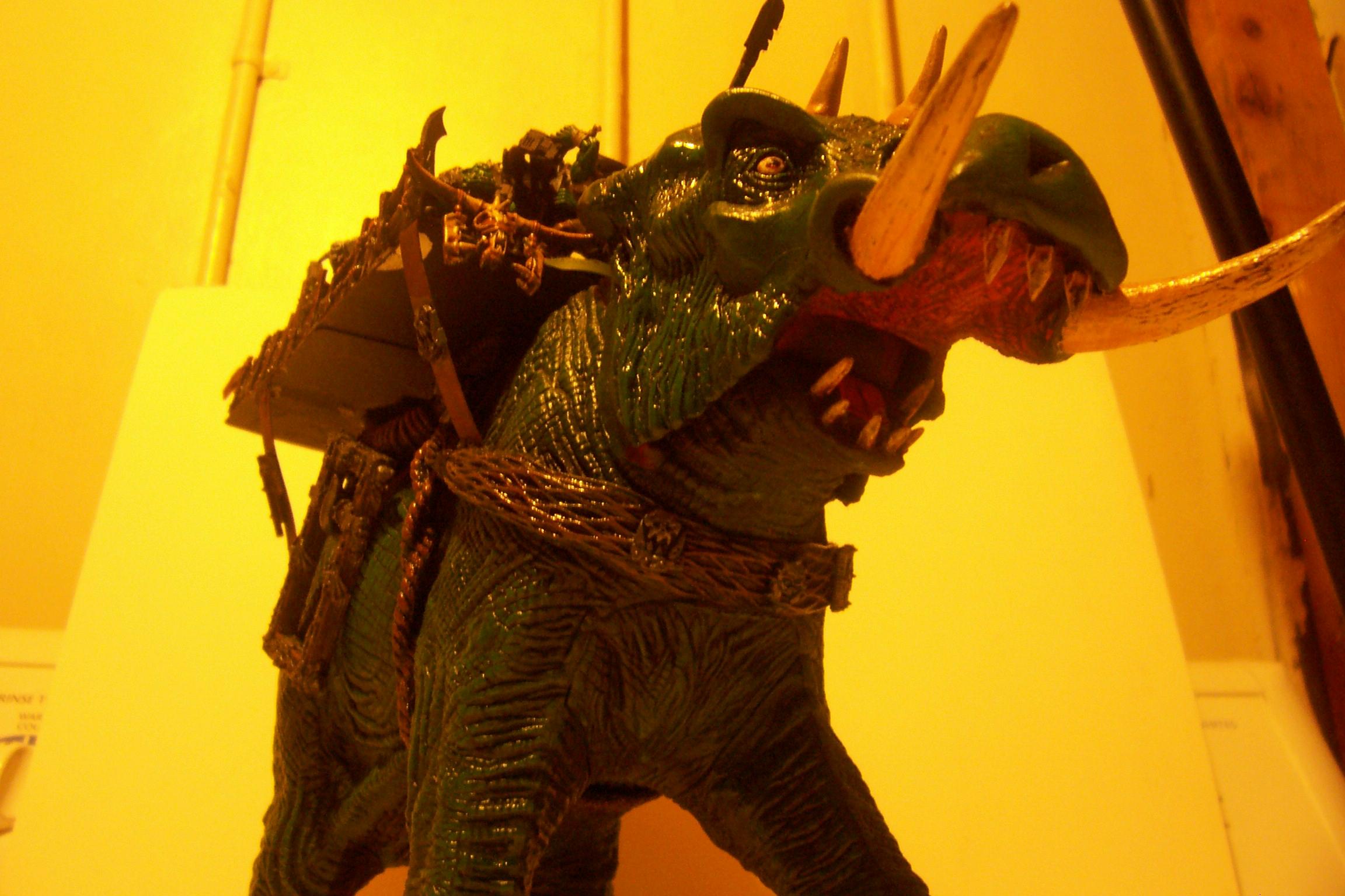 Conversion, Feral, Orks, Squiggoth, Toy, Warhammer 40,000