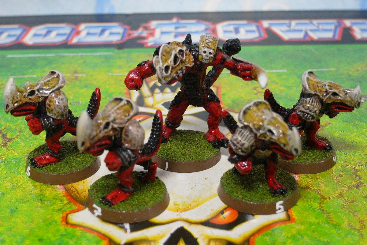 Blood Bowl, Kroxigor, Lizardmen, Saurus, Team