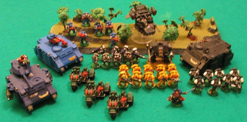 Blurred Photo, Crusade Army, Space Marines, Sub-optimal