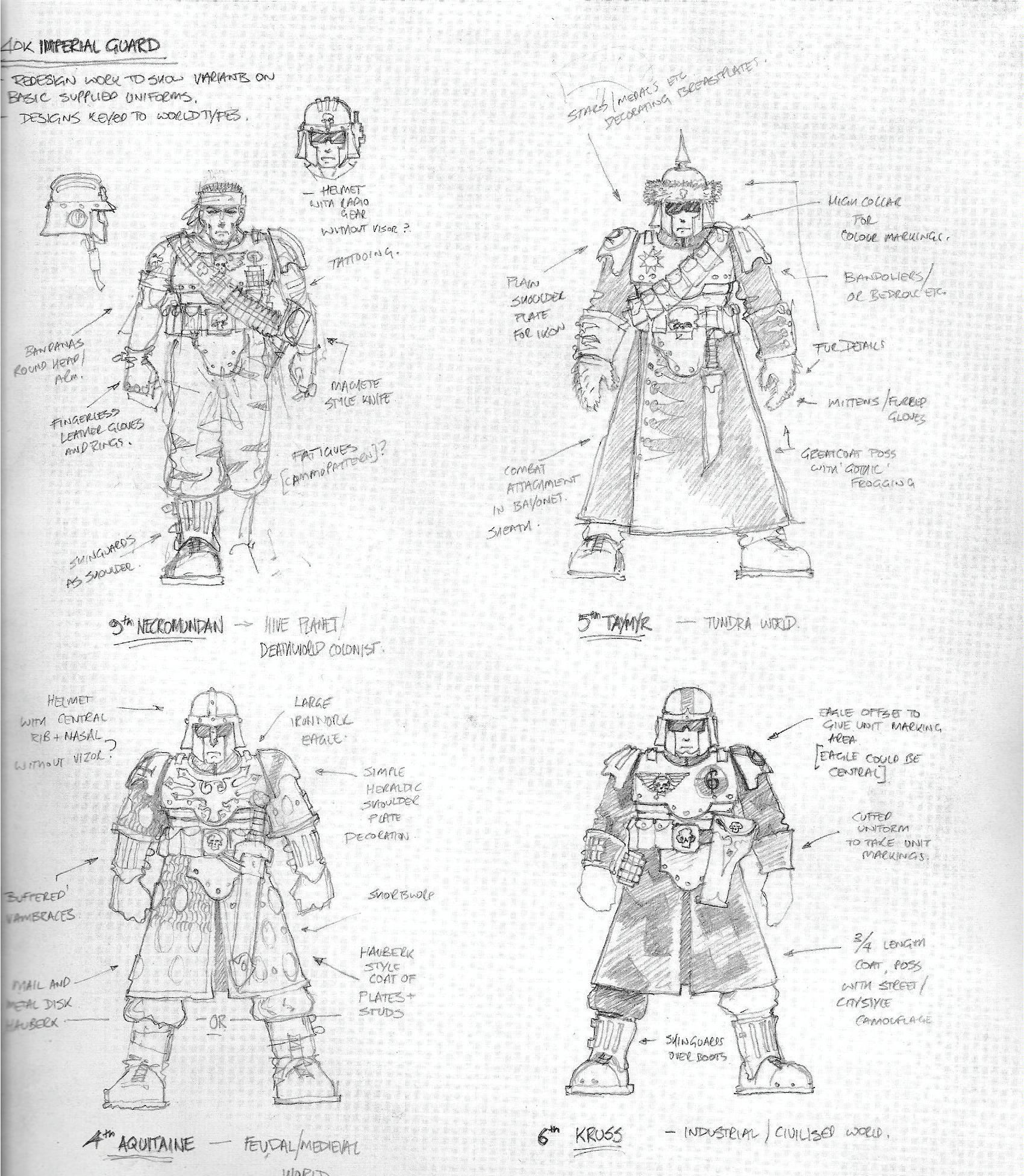 Concept, Copyright Games Workshop, Gothic And The Eldrich, Imperial Guard, Jes Goodwin