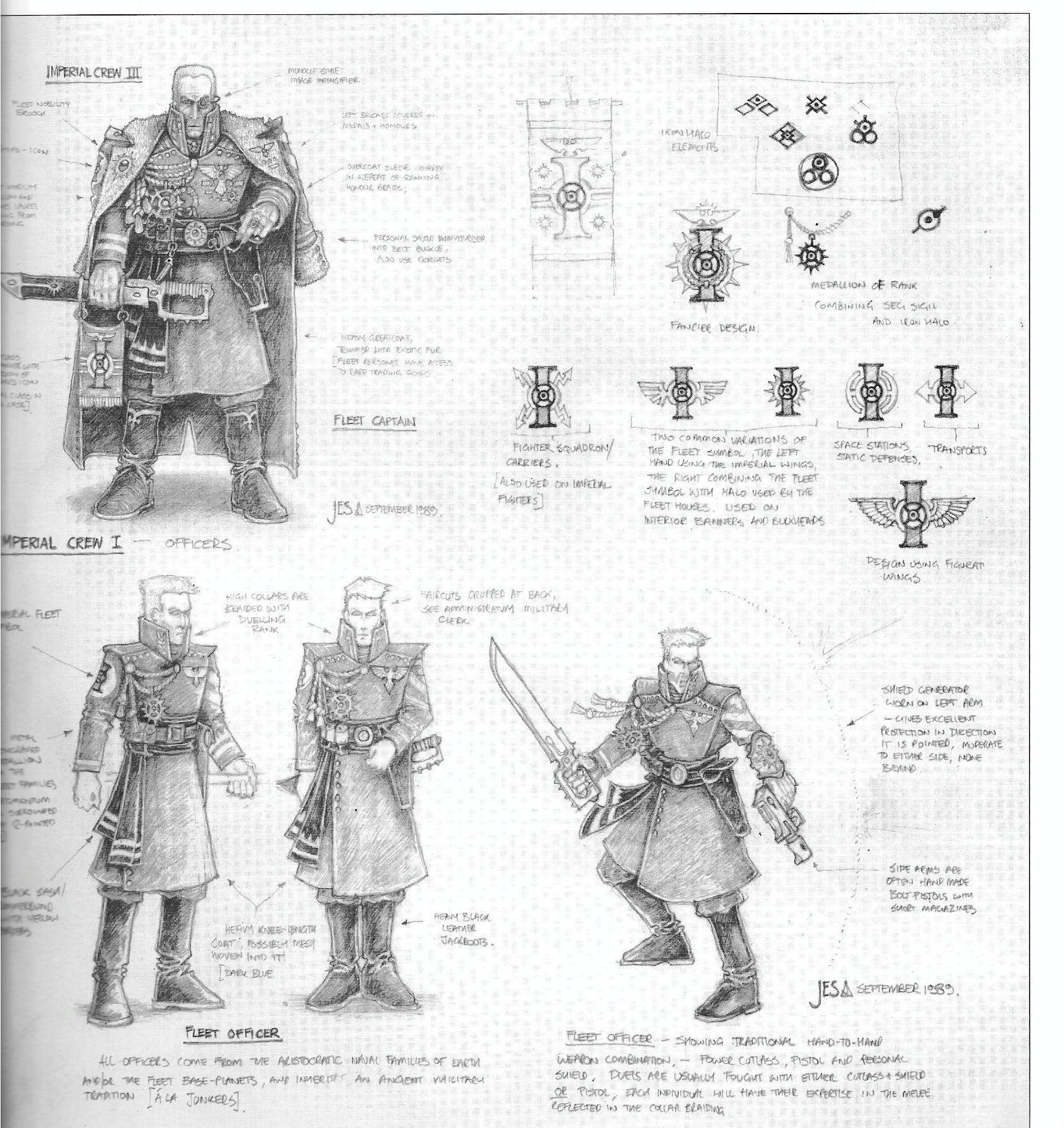 Concept, Copyright Games Workshop, Gothic And The Eldrich, Imperial Navy, Jes Goodwin