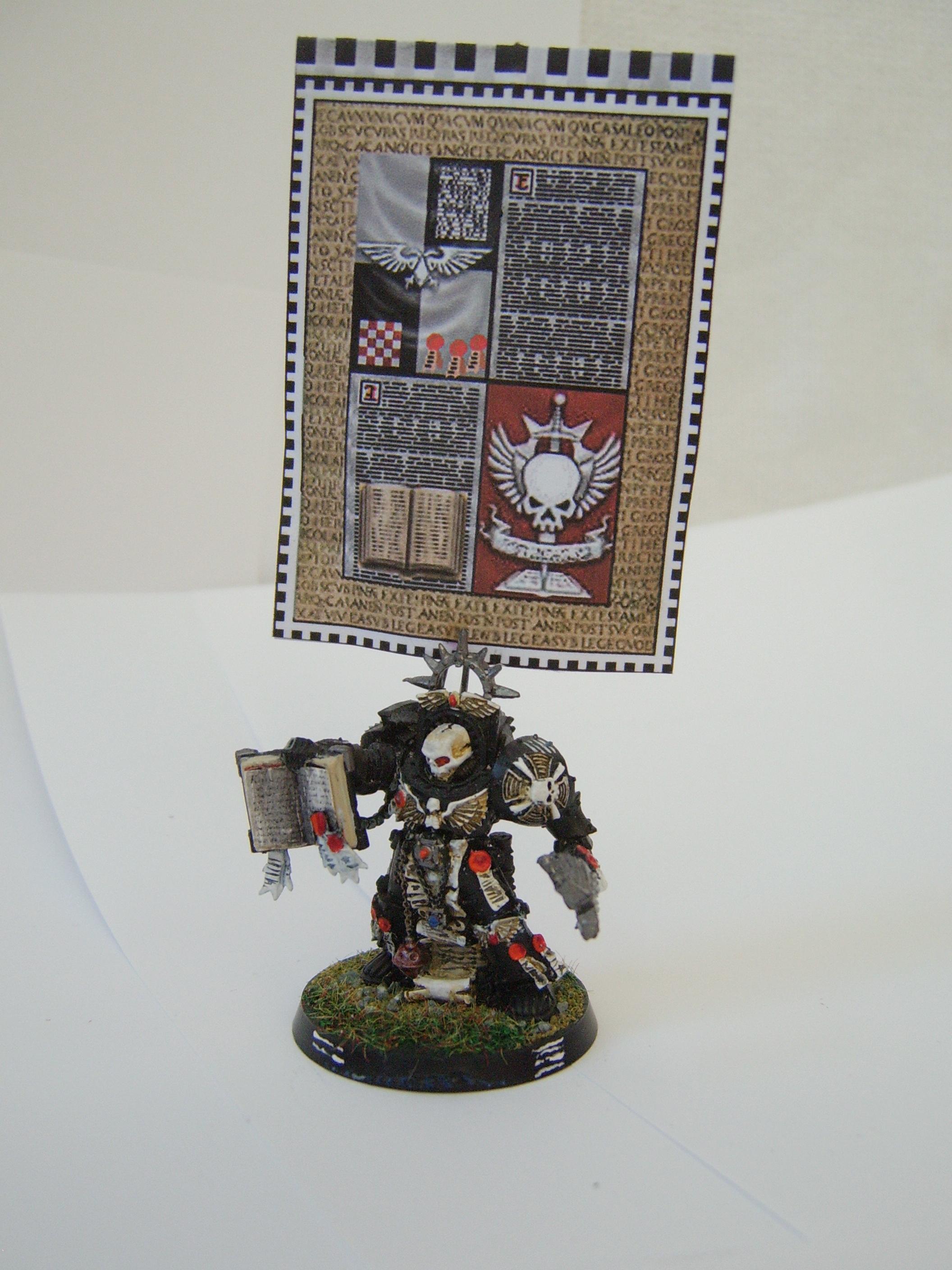 Banner, Book, Chaplain, Space Marines