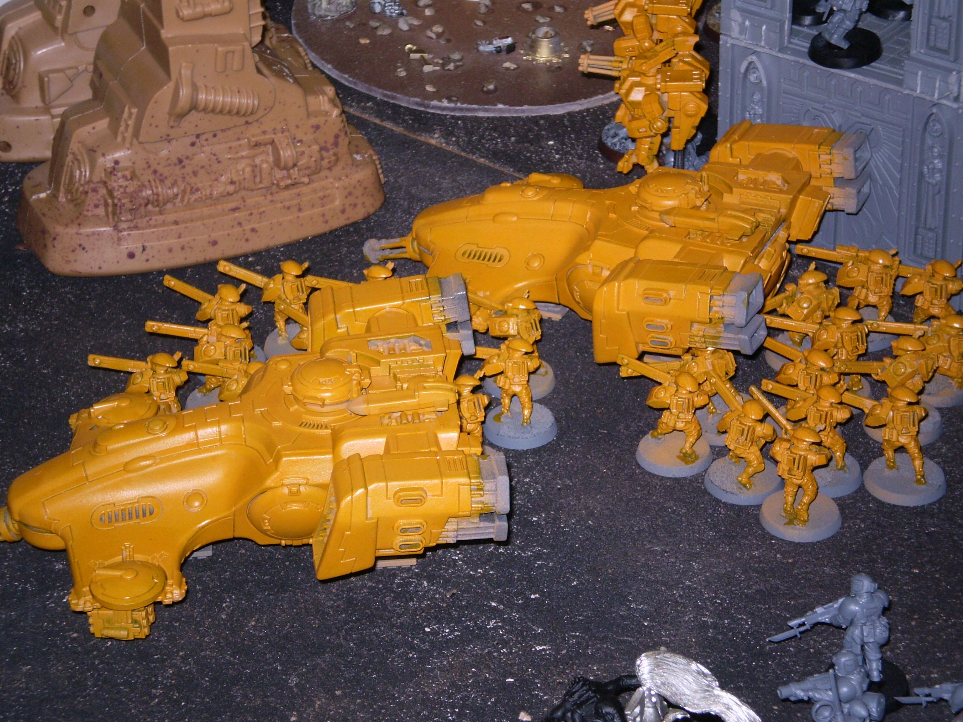 Battle, Imperial Guard, Tau, Warhammer 40,000