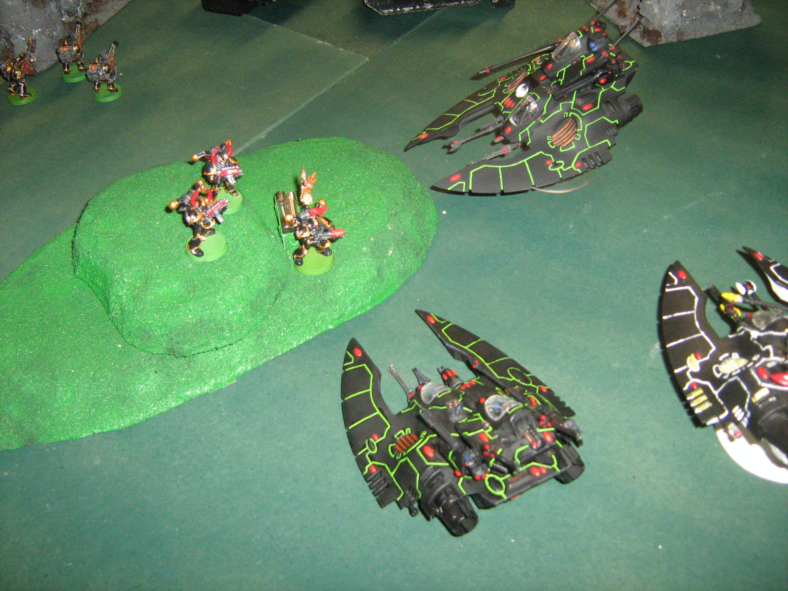 Battle Report, Chaos Space Marines, Eldar, Falcon