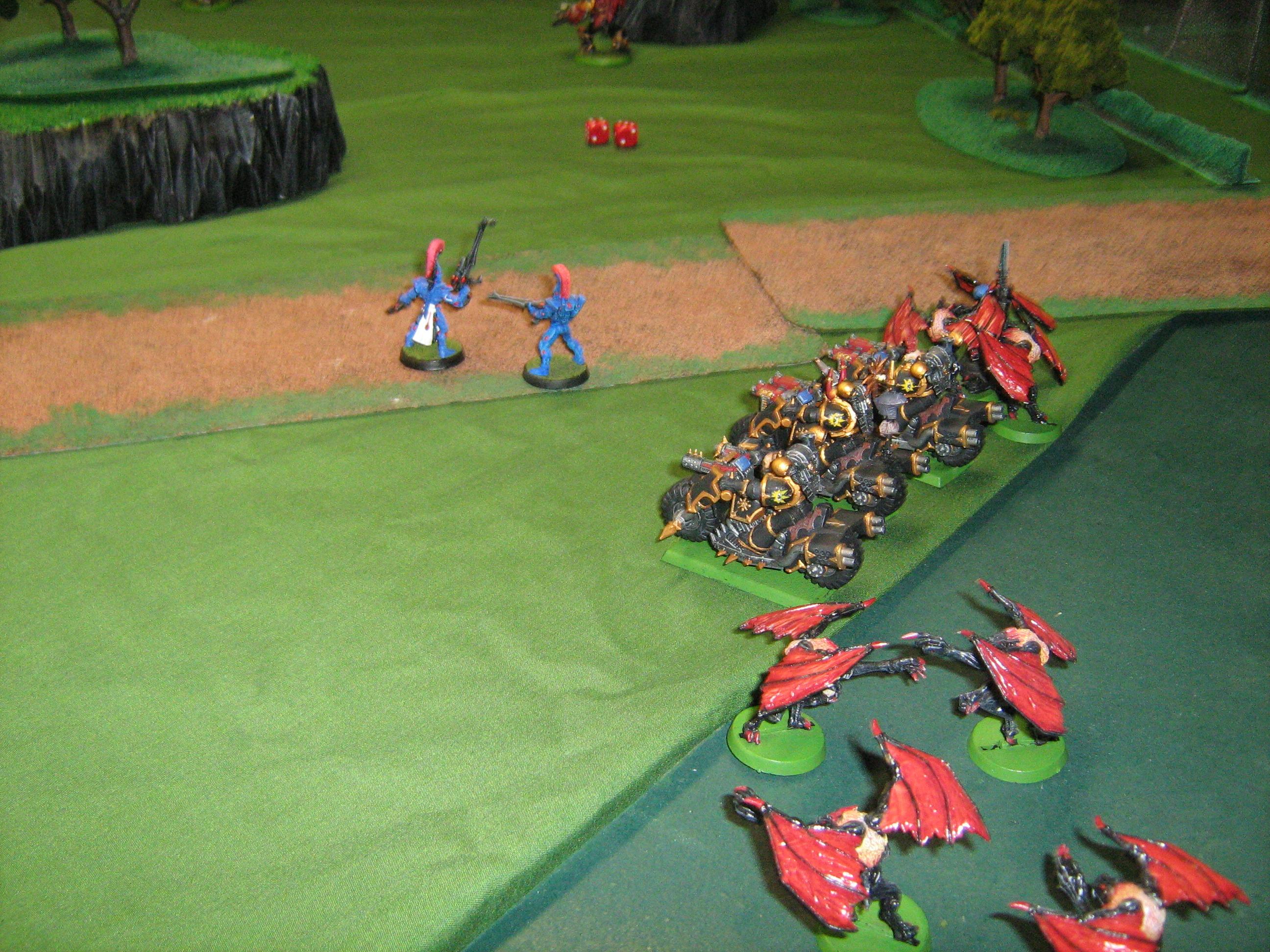 Battle Report, Chaos Space Marines, Eldar, Warhammer 40,000