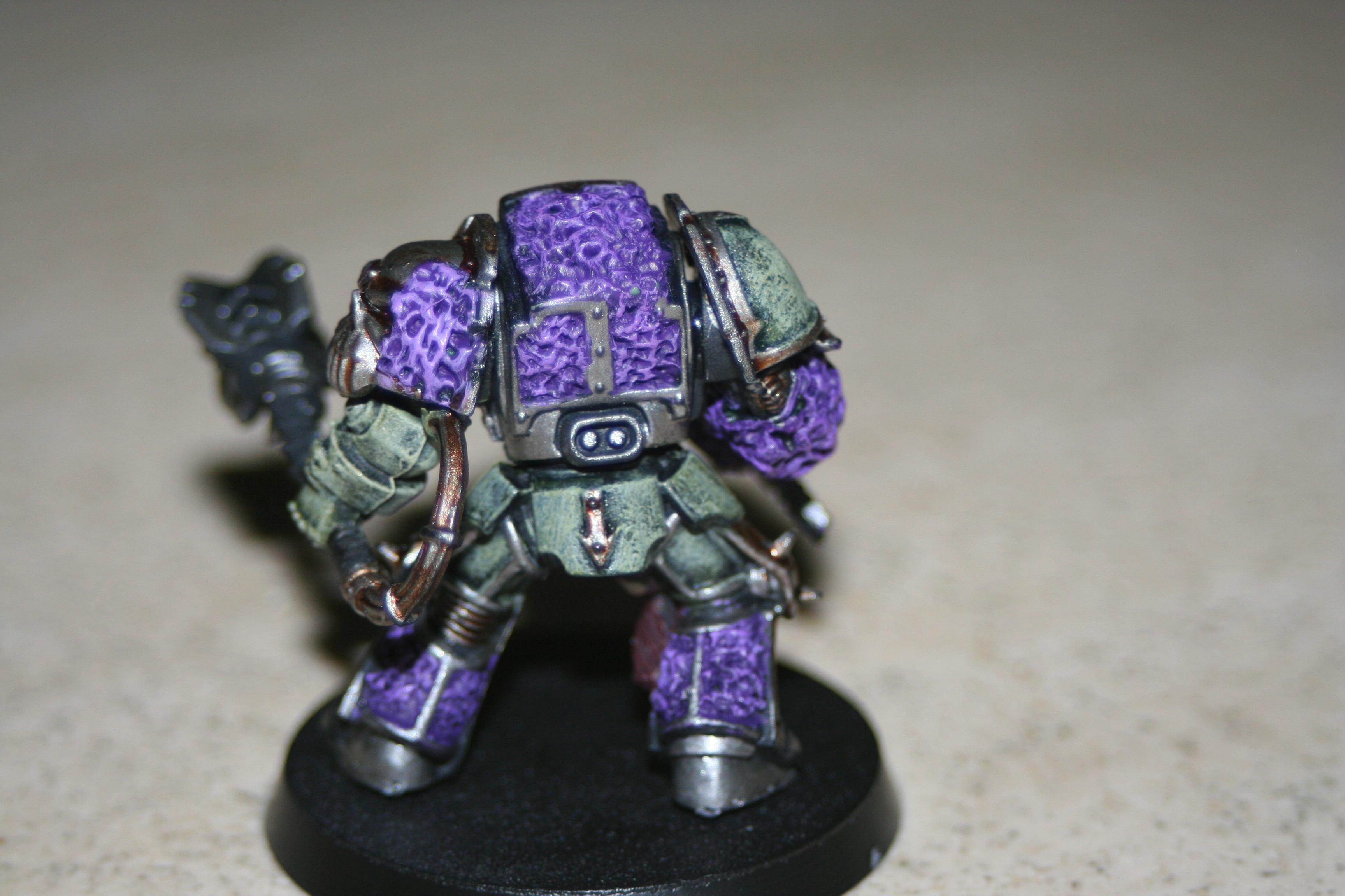 Chaos Space Marines, Nurgle, Terminator Armor, Warhammer 40,000