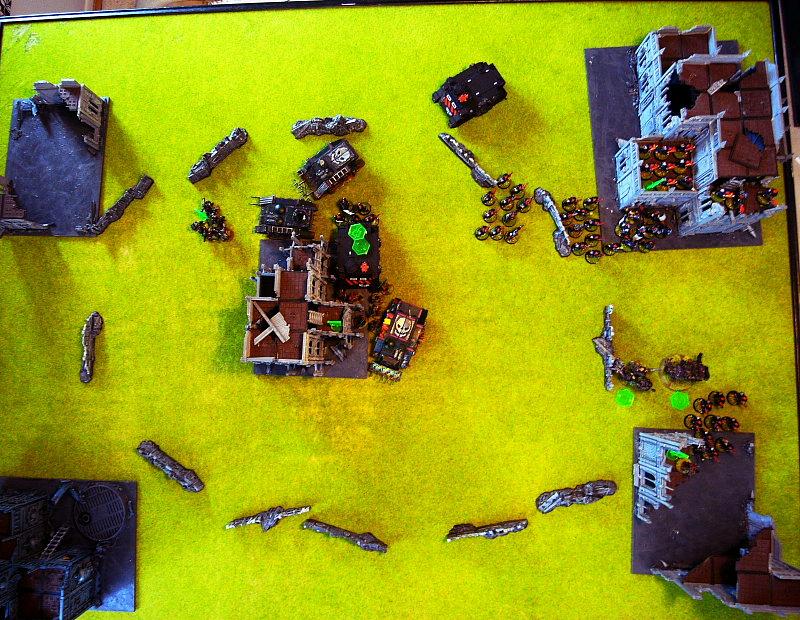 Battle Report, end of turn 6