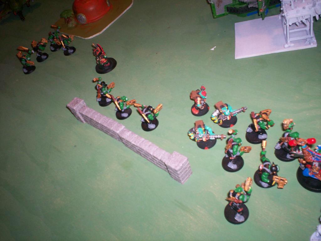 Solorg's Ork Slugga Boys with Stikkbomz 40K