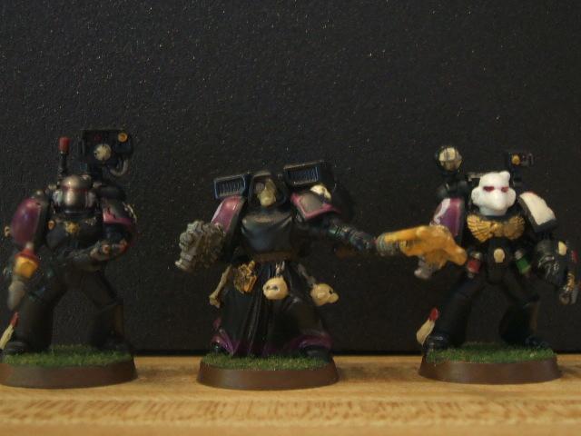 Space Marines, Techmarine, Chaplain and Apothecary